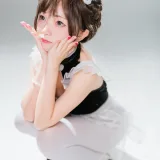 花铃《高叉小熊猫女仆》主题写真：85张全套美图
