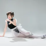 花铃《高叉小熊猫女仆》主题写真：85张全套美图
