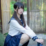 雫しずく《真面目な委員長》主题写真：89张全套美图