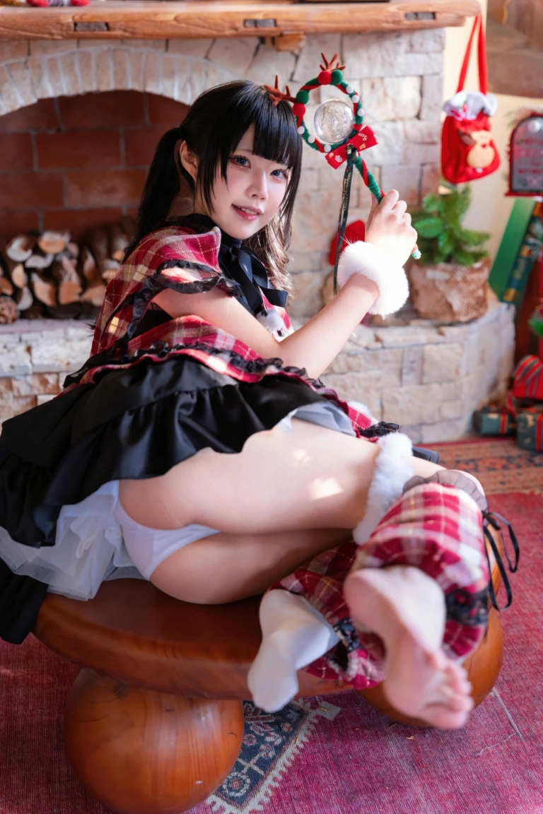 清水凪《圣诞 日&夜》主题写真：99张全套美图
