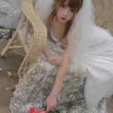 凛子酱《婚纱》主题写真：9张全套美图