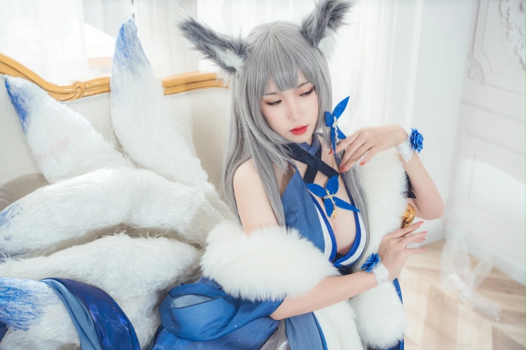 一北亦北《信浓礼服》主题写真：9张全套美图