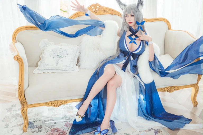 一北亦北《信浓礼服》主题写真：9张全套美图