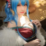 瓜希酱《圣路易斯 月下之饮》主题写真：14张全套美图