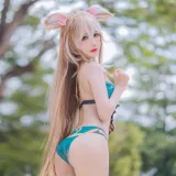 仙女月《泽月希娜小姐泳装》主题写真：15张全套美图