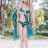 仙女月《泽月希娜小姐泳装》主题写真：15张全套美图