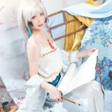 樱岛嗷一《海天 书香水榭》主题写真：16张全套美图