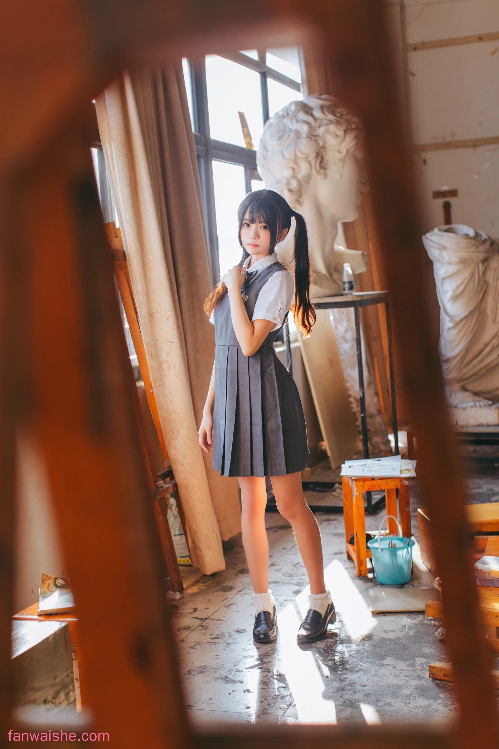 桜桃喵 桜桃喵 NO.010 - 画室少女