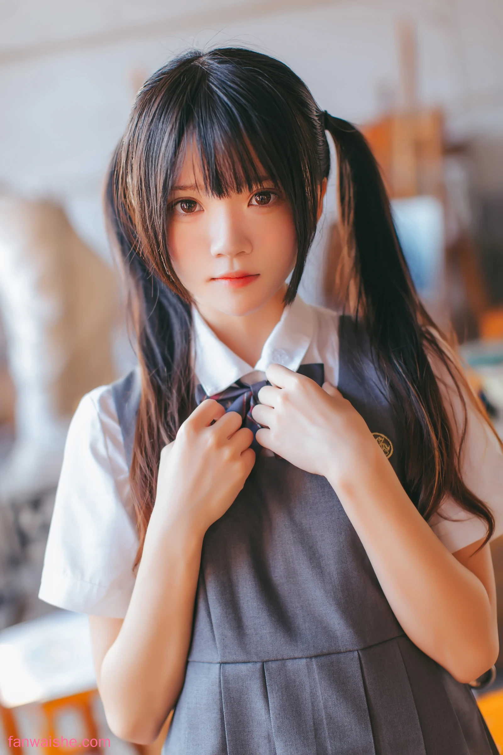 桜桃喵 桜桃喵 NO.010 - 画室少女
