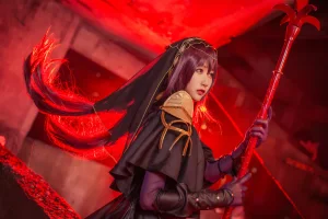 木棉棉《斯卡哈》主题写真：17张全套美图