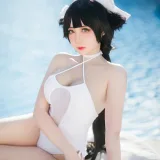 焖焖碳《高雄泳装》主题写真：24张全套美图