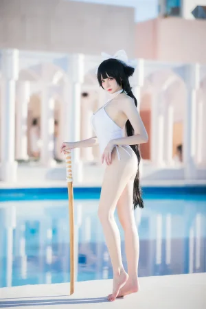 焖焖碳《高雄泳装》主题写真：24张全套美图