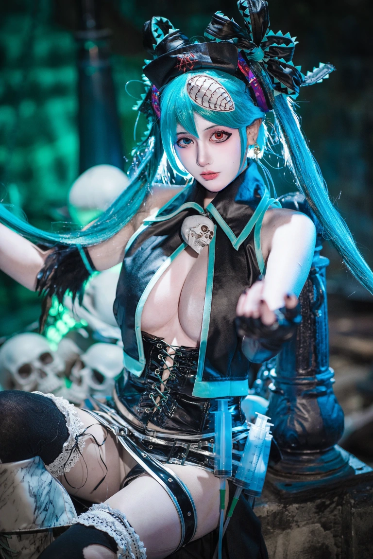 凛子酱《骸音》主题写真：27张全套美图