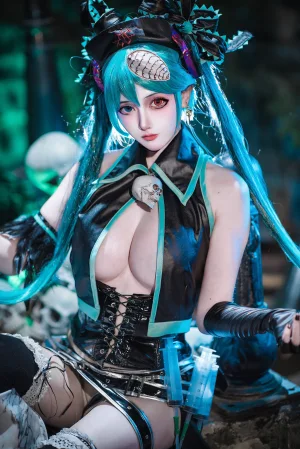 凛子酱《骸音》主题写真：27张全套美图