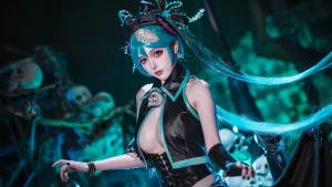 凛子酱《骸音》主题写真：27张全套美图