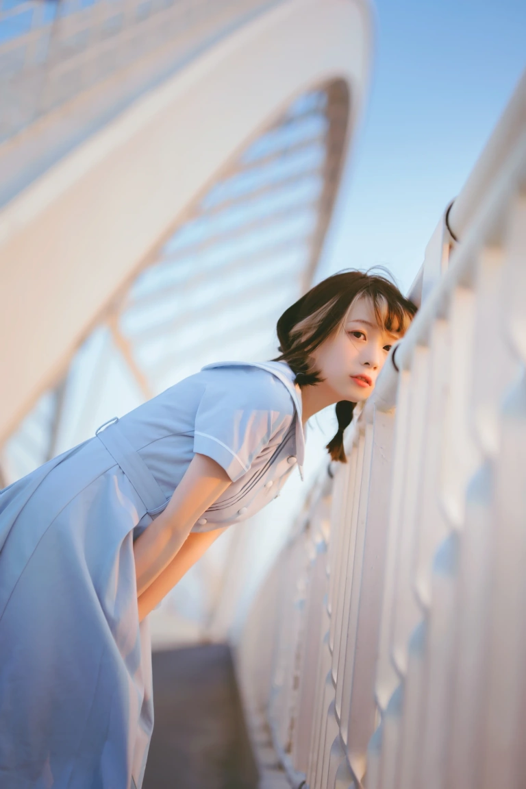 清青琴玖《微风晚霞》主题写真：29张全套美图