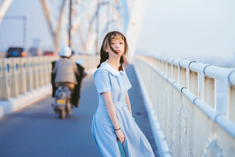 清青琴玖《微风晚霞》主题写真：29张全套美图