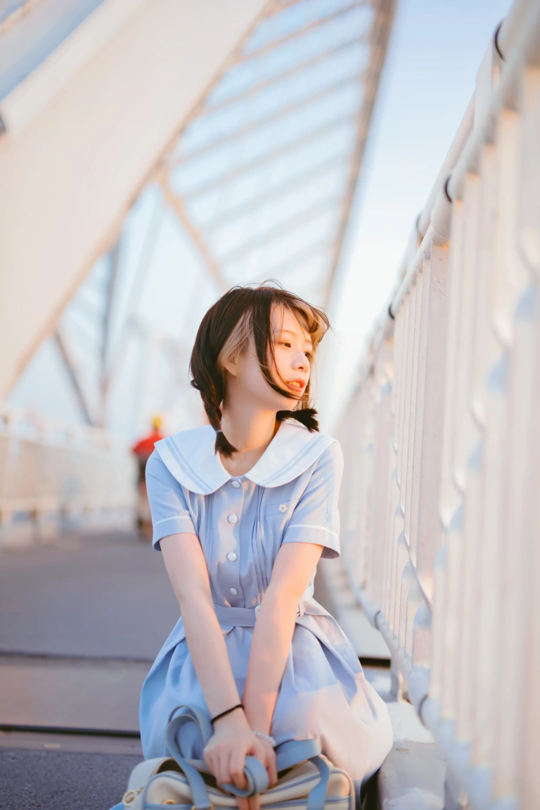 清青琴玖《微风晚霞》主题写真：29张全套美图