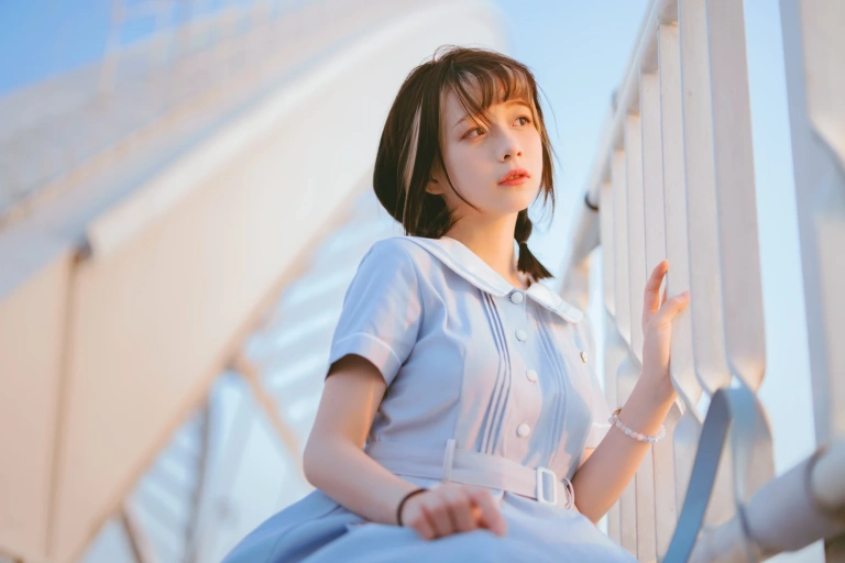 清青琴玖《微风晚霞》主题写真：29张全套美图