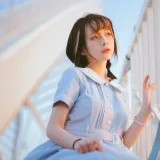清青琴玖《微风晚霞》主题写真：29张全套美图