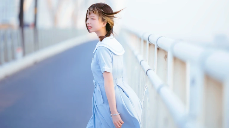 清青琴玖《微风晚霞》主题写真：29张全套美图
