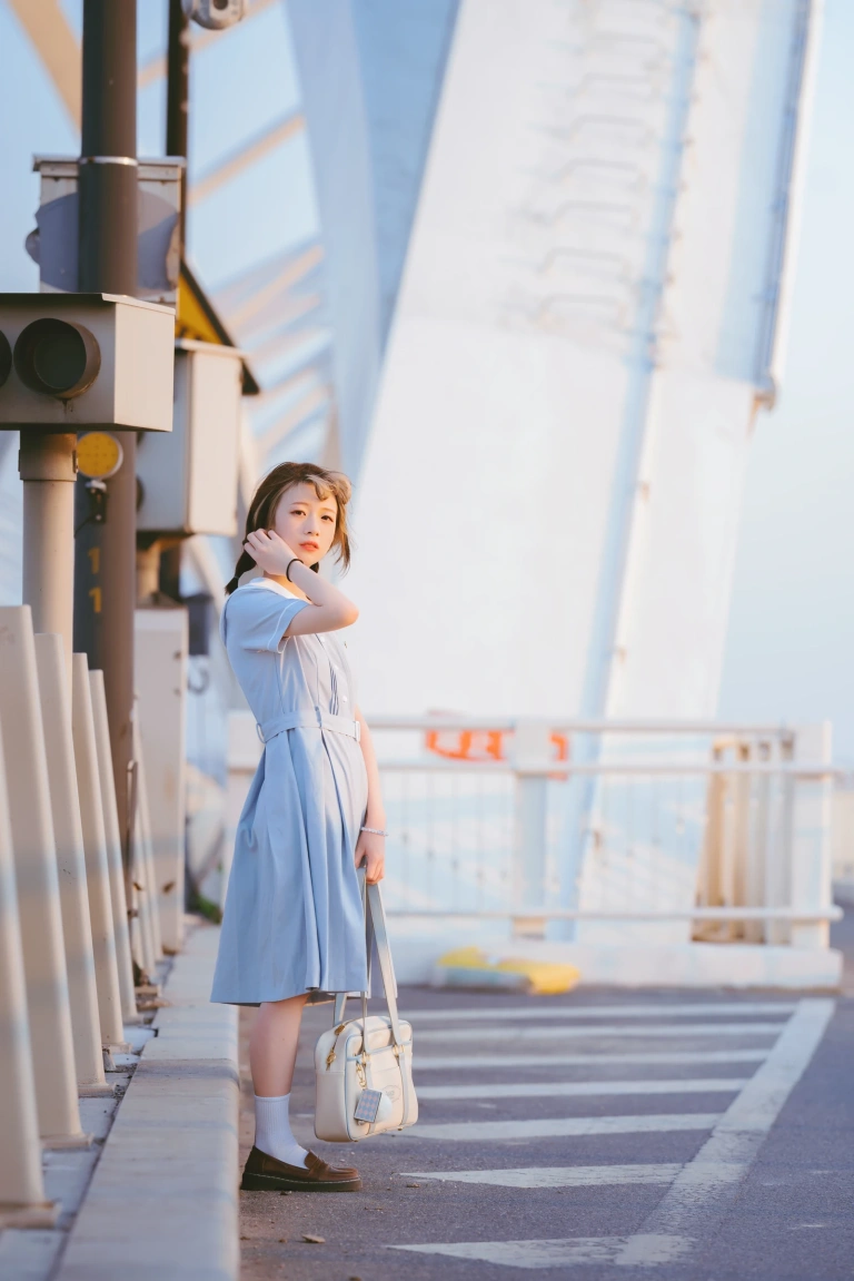 清青琴玖《微风晚霞》主题写真：29张全套美图