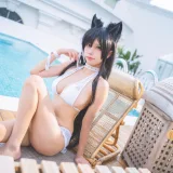 三無人型《碧蓝航线 爱宕泳装》主题写真：30张全套美图