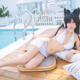 三無人型《碧蓝航线 爱宕泳装》主题写真：30张全套美图