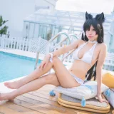 三無人型《碧蓝航线 爱宕泳装》主题写真：30张全套美图