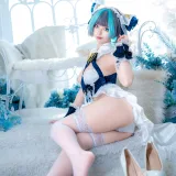 狐玖玖《柴郡睡衣》主题写真：32张全套美图