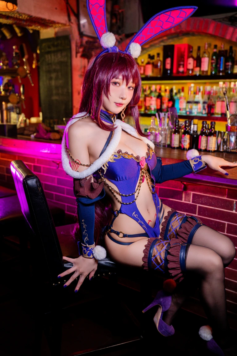 阿包也是兔娘《斯卡哈兔女郎》主题写真：32张全套美图