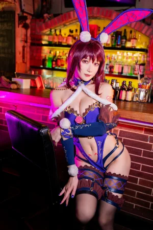 阿包也是兔娘《斯卡哈兔女郎》主题写真：32张全套美图