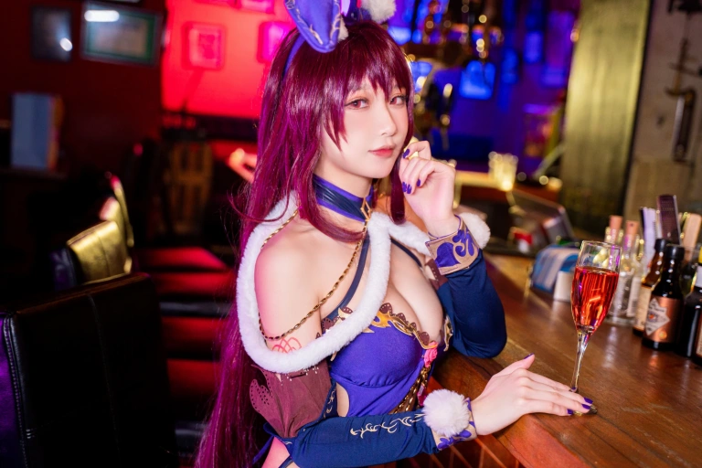 阿包也是兔娘《斯卡哈兔女郎》主题写真：32张全套美图