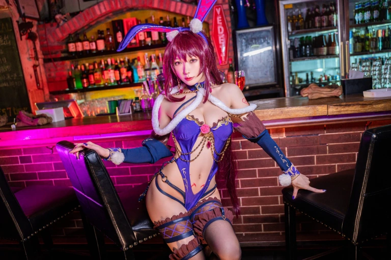 阿包也是兔娘《斯卡哈兔女郎》主题写真：32张全套美图