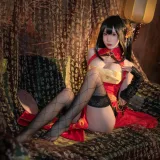 西园寺南歌《大凤 旗袍》主题写真：35张全套美图