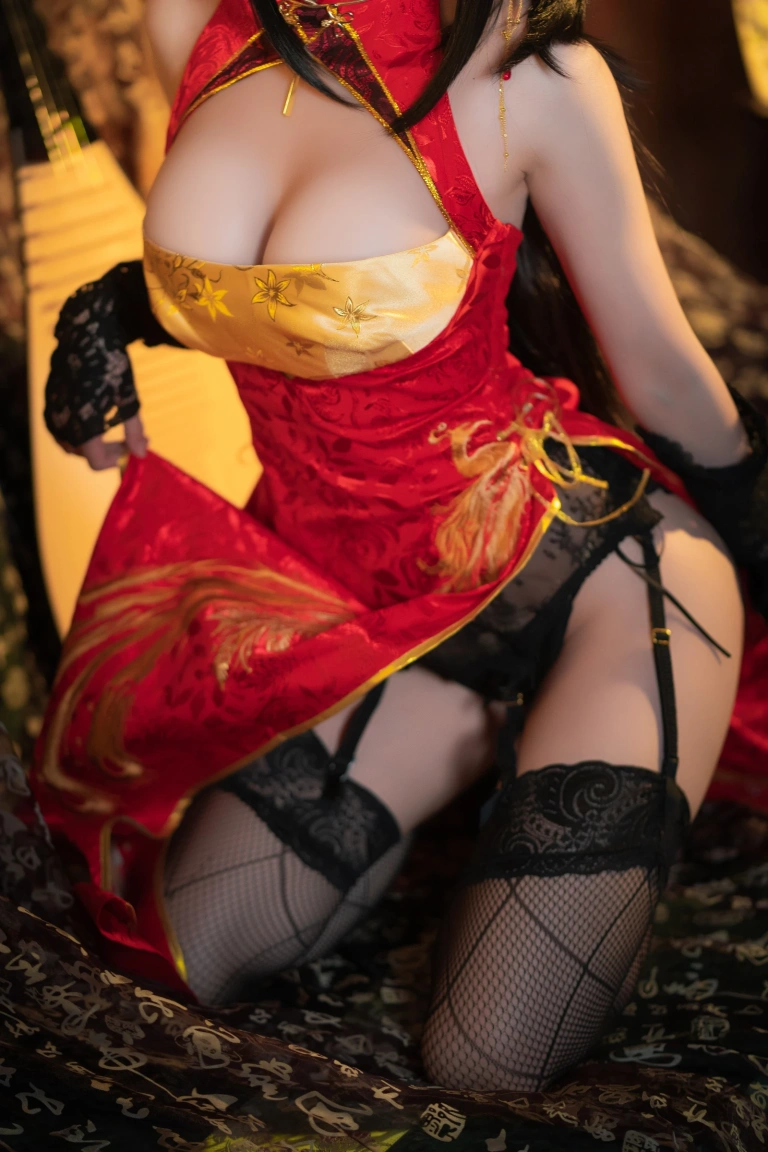 西园寺南歌《大凤 旗袍》主题写真：35张全套美图