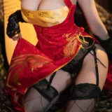 西园寺南歌《大凤 旗袍》主题写真：35张全套美图