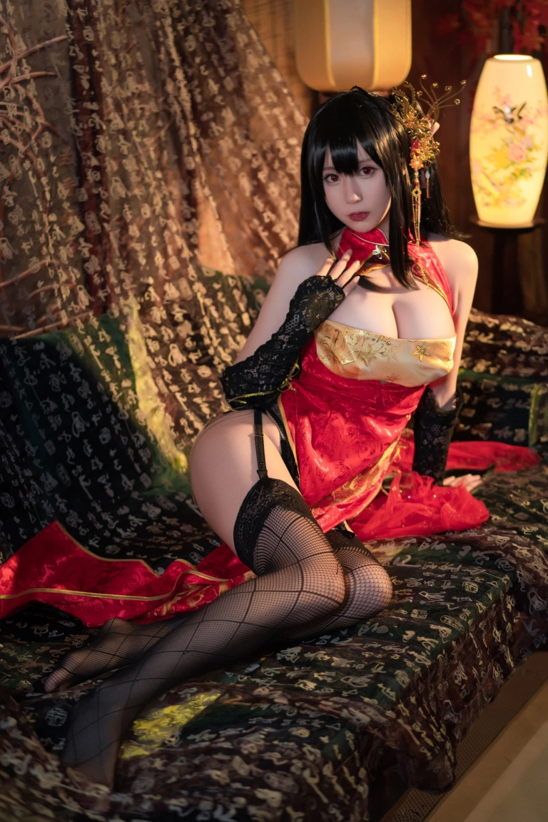 西园寺南歌《大凤 旗袍》主题写真：35张全套美图