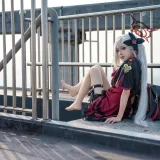 矢量鱼《蔚蓝档案 浅黄睦月原皮》主题写真：36张全套美图