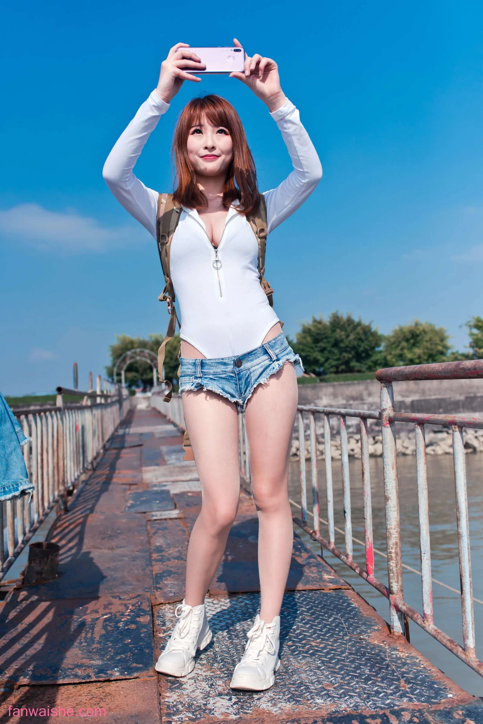 清水由乃 清水由乃 NO.010 - 御风街拍 轻水海鸥岛肉丝牛仔街拍