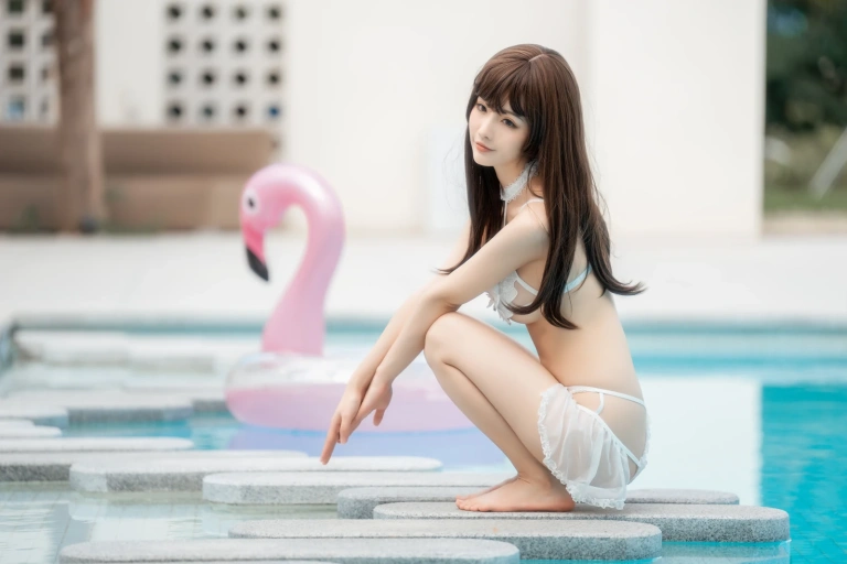 桃良阿宅《天使内衣》主题写真：42张全套美图