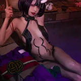 可可老师《酒吞温泉》主题写真：51张全套美图