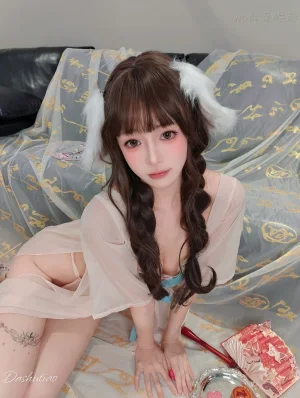 麻薯好吃《中秋小兔》主题写真：60张全套美图