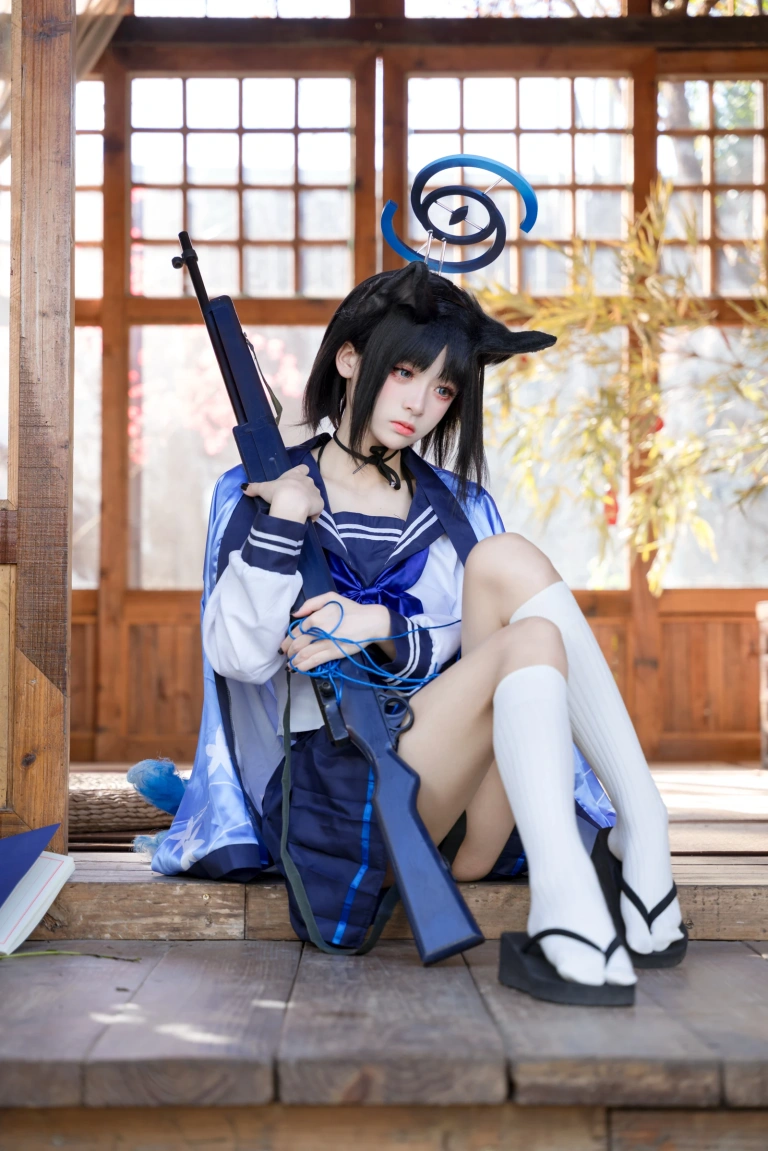 九柒喵《桐生桔梗》主题写真：88张全套美图