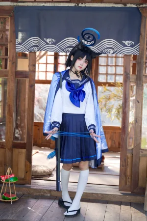 九柒喵《桐生桔梗》主题写真：88张全套美图