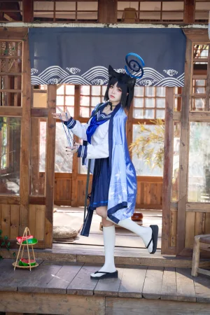 九柒喵《桐生桔梗》主题写真：88张全套美图