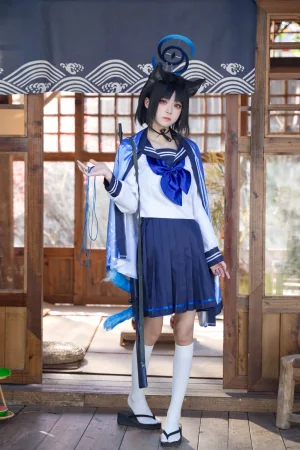 九柒喵《桐生桔梗》主题写真：88张全套美图