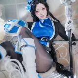 前野太太《胜利女神：妮姬 梅登 冰玫瑰》主题写真：94张全套美图