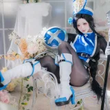 前野太太《胜利女神：妮姬 梅登 冰玫瑰》主题写真：94张全套美图