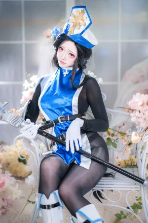 前野太太《胜利女神：妮姬 梅登 冰玫瑰》主题写真：94张全套美图